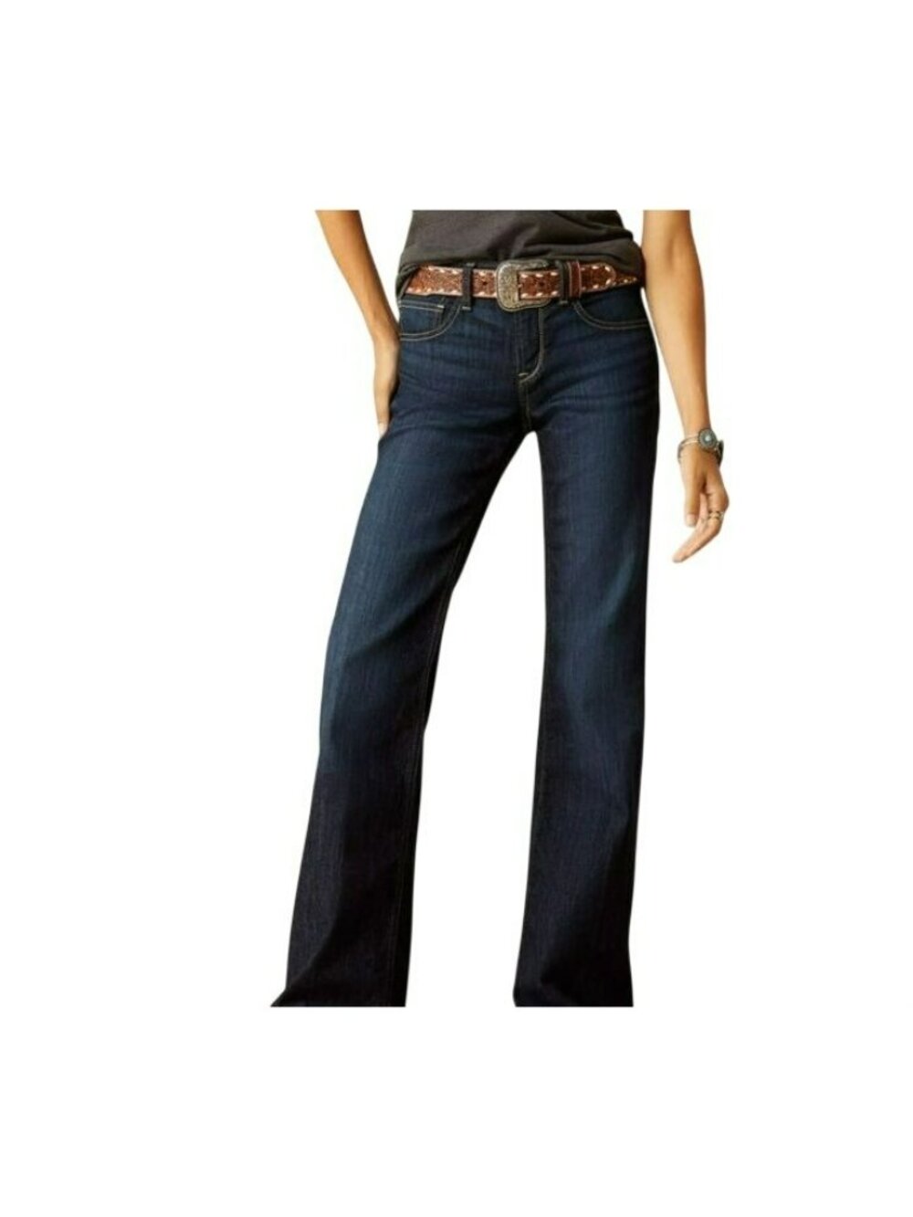 NEW Ariat R.E.A.L. Perfect Rise Ophelia Trouser Jeans Women’s 26S Blue